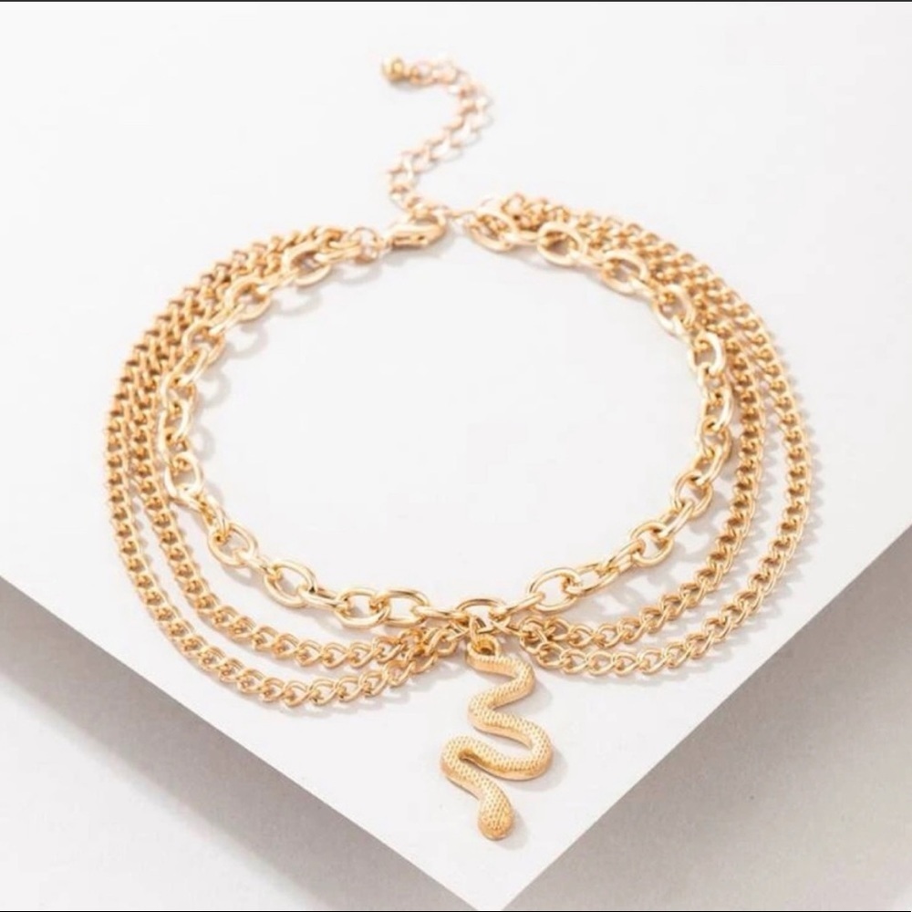 Snake Charm Anklet - Picture 2 of 4